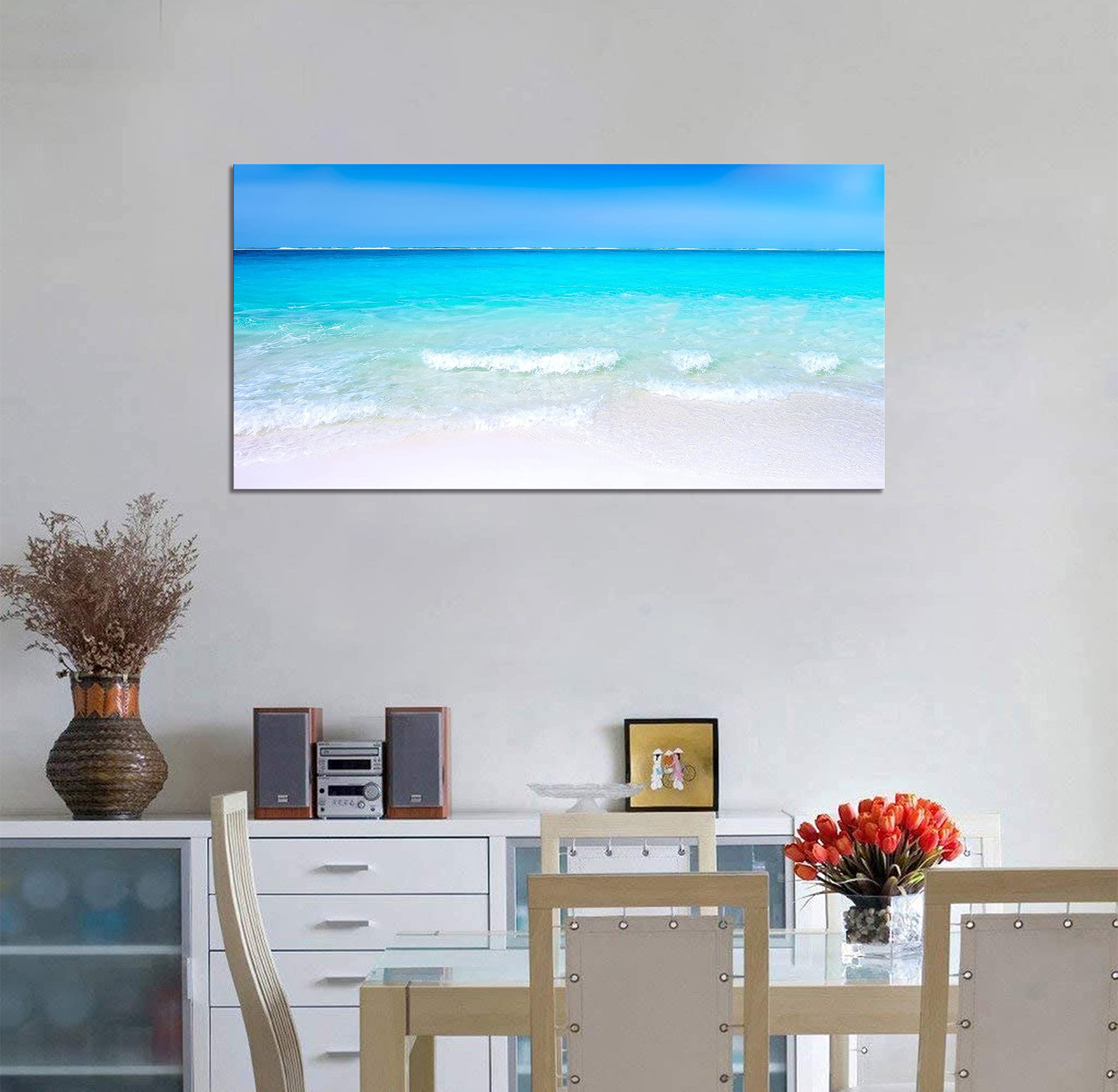 Amazon.co.jp: 海の写真 海 アートパネル 青空 絵 海の景色 インテリア